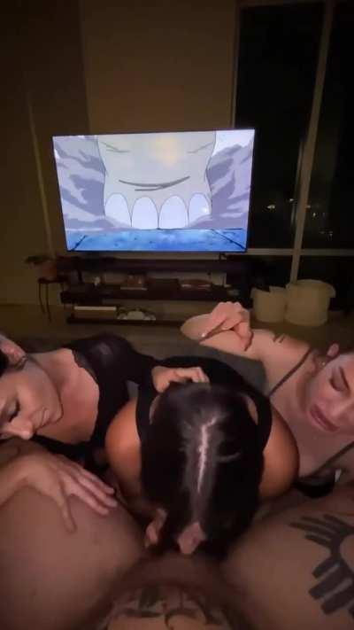 taking ur cock out around hungry sluts is always a good move