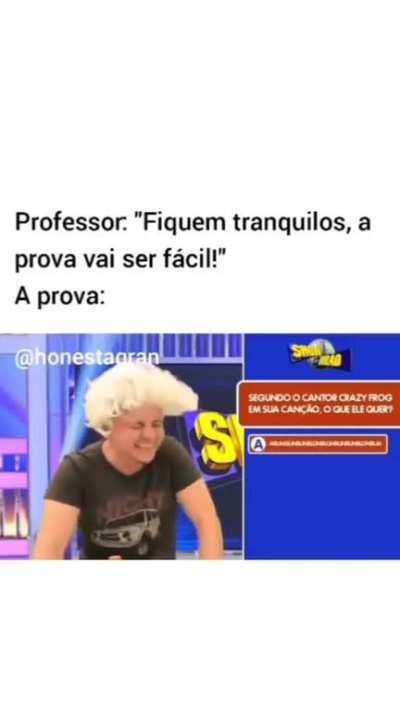 Responda se for capaz