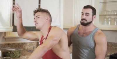 Right in front of my salad!?