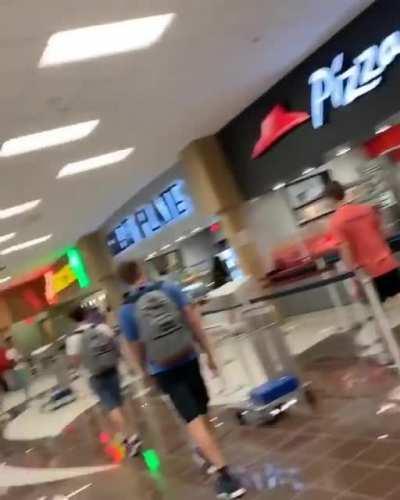 High school cafeteria in Texas