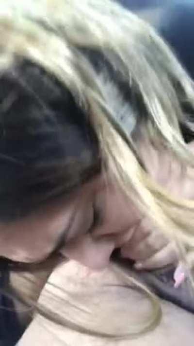 *Amateur* Never Been Caught Before REAL Cheating Latina Whore Deep Throats Outside Her Work 🤤 (OC) [SOUND]