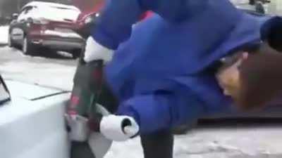 This is the most out of pocket meter maid ive ever seen