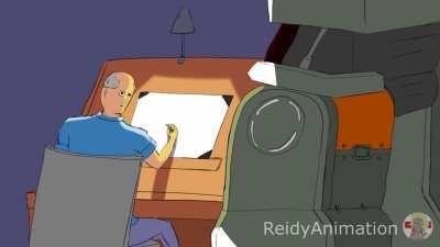 NOW DRAW HER, PROTECTING THE PILOT...