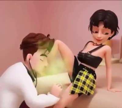 She queefed right in his helpless face 😔