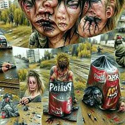 An AI painted how the world will look like in 2050 based on current climate change predictions - I think we're fucked