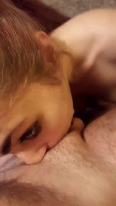 When I finally learned how to take him all the way down.