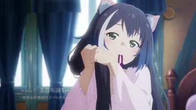 Karyl tying her hair