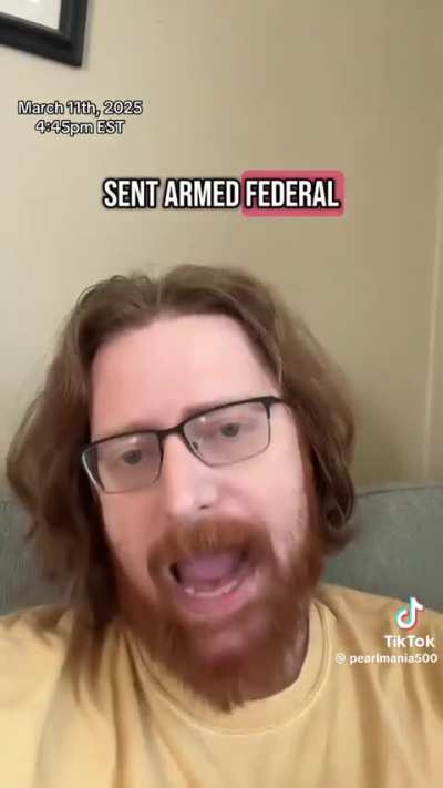 The President of the United States is arresting people for their FREE SPEECH