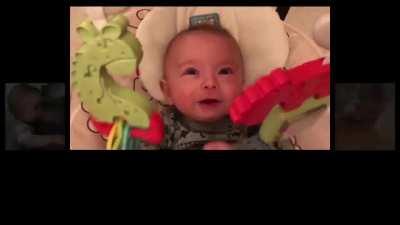 Dad uses his son baby noises to recreate 
