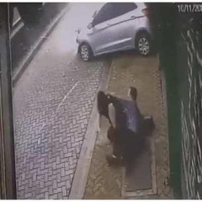 Just a normal walk with your significant other...