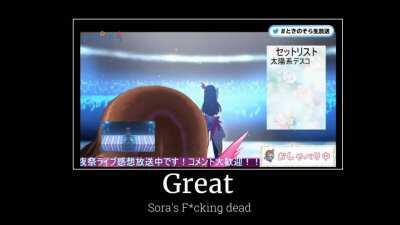 SORA IS KIL 100% TRUE NOT FAKE GONE WRONG😭😭😭😭😭😭😭😭