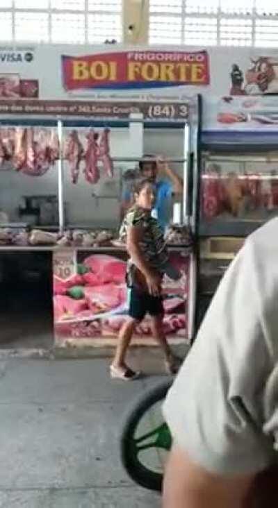 Brazilian dude finally saved enough money for a moped