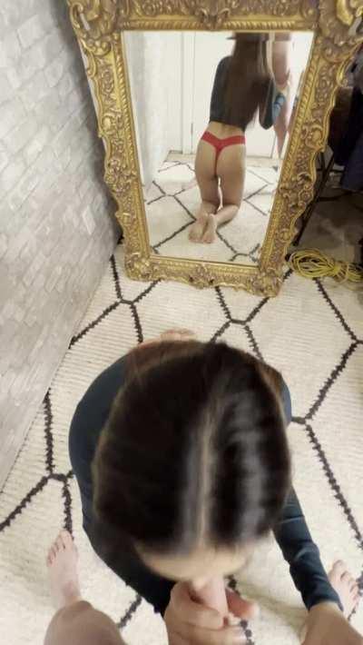 I’m a firm believer that every man deserves a blowjob at least twice a day