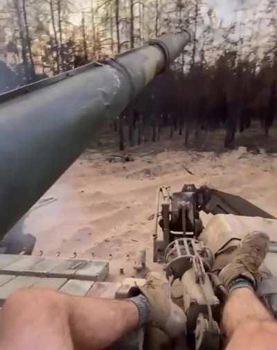 Chill ride on the tank