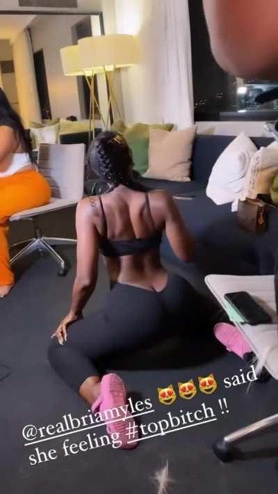 bria myles going crazy on chinese kittys story