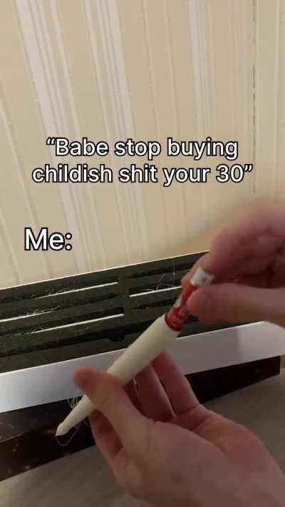 Bro thinks hes harry potter