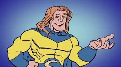 Sentinel arriving late to battle after every other hero has been beaten to a pulp