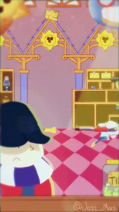 Meanwhile Colette and Edgar in the Giftshop...