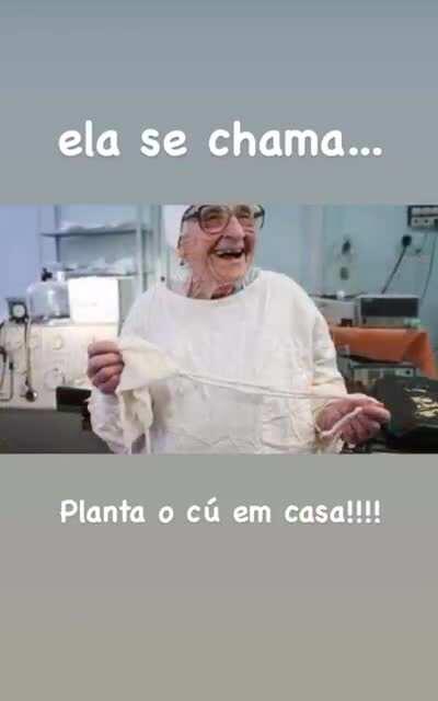 Minha mãe tava morrendo de rir com isso