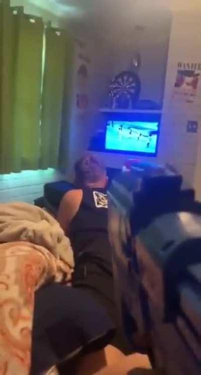 Me trying to kill a bot. The bot: