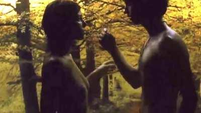 Jessica Biel topless scene for powder blue