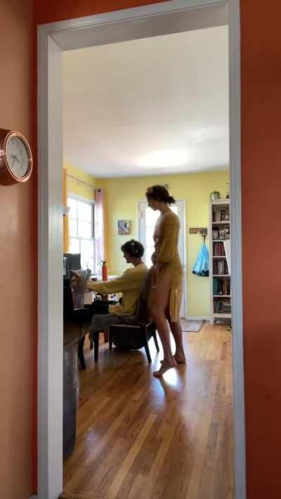 I hump while my son Warzones. He really accepts me for who I am. [MF]