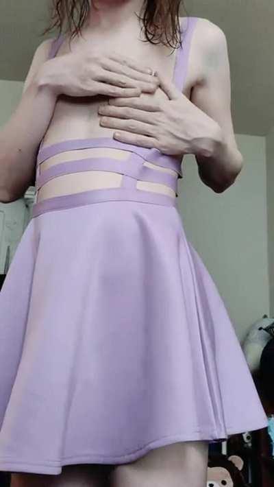 Come feel how big my boobs are growing, daddy!