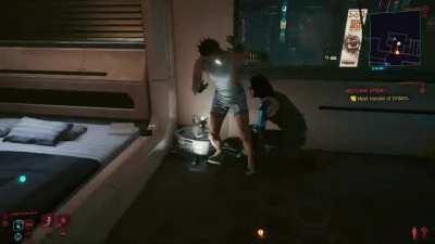 I adopted the cat in V’s building and it came with its own human translator