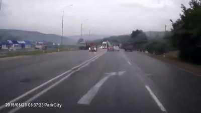 Škoda (White car) driver caused the death of two people in the gray Lada