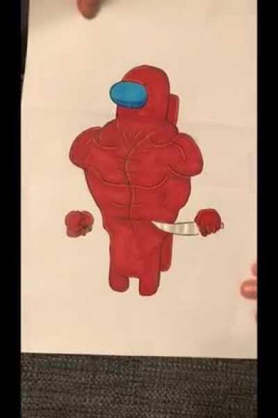 My cousin made this and wanted me to post it