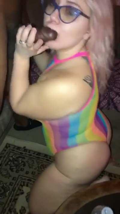 Thick slut enjoying my BBC.