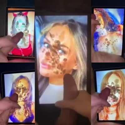 Gabby getting Bukkaked 5 times