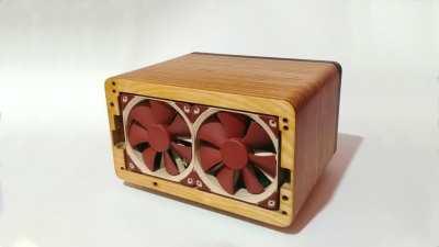 My Covid woodworking project is finished. 8 Bay NAS