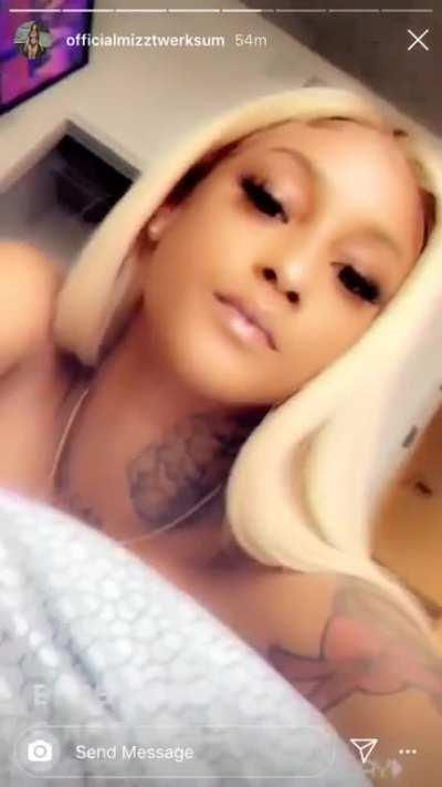 Is she naked or am I crazy?