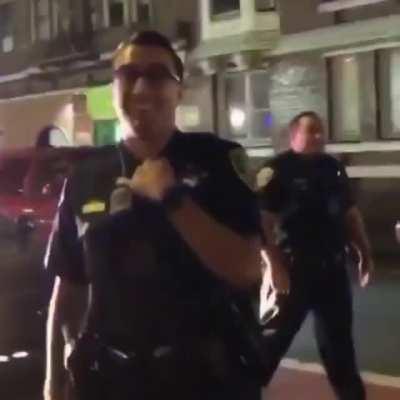 Even the cops couldn't believe it.