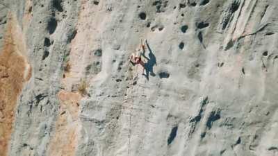 One of France best climbing spot shot in FPV