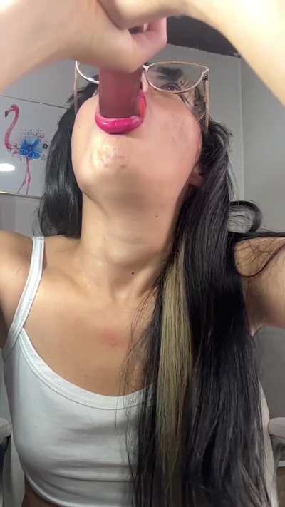 I hope to find a big enough cock one day 