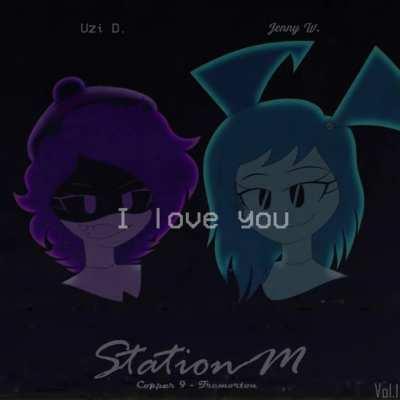 Jenny singing Feels Like a Wish by Station K. (The art of the background was made by me)