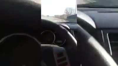 Idiot with a suspended license Livestreams his own high speed rollover crash