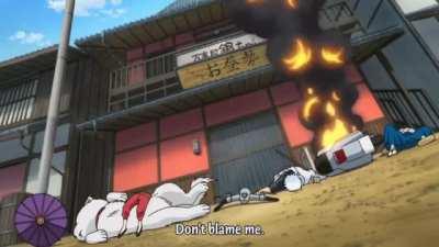 Gintama breaking the 4th wall