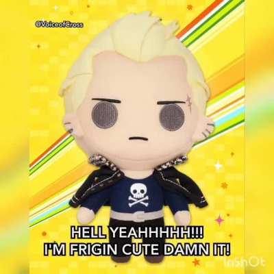 Kanji likes being a marketable plushie (anime_brother on twitter)