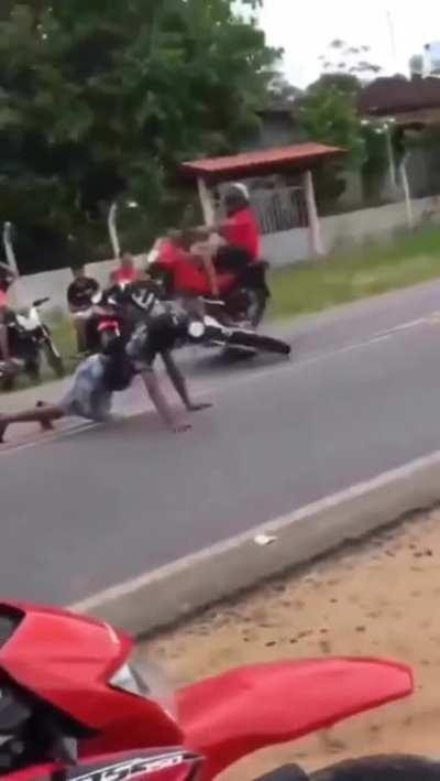 Skin scraped right off