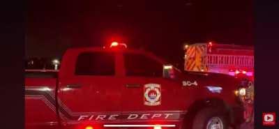 Camera Man complains about getting blasted with a Code 3 siren when walking up to Fire emergency scene. Demands firefighter’s badge number. 