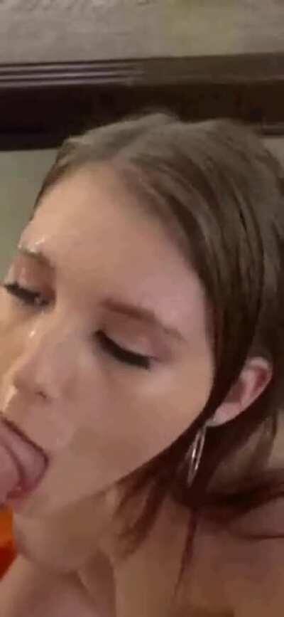 she keeps sucking...