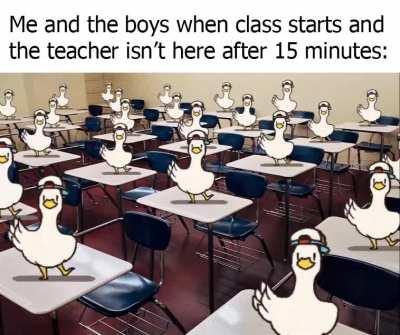 That means we get to go home early!