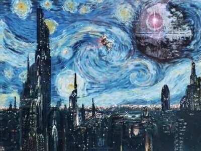 Starry night vs Star wars II