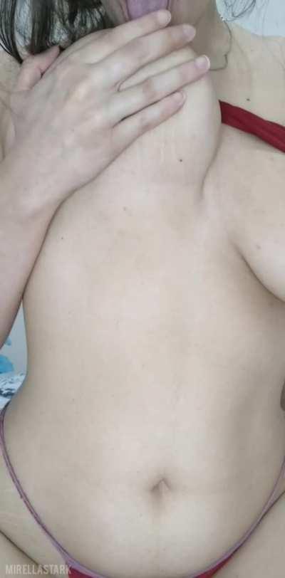 I can suck on them myself, but I'd rather you do it for me