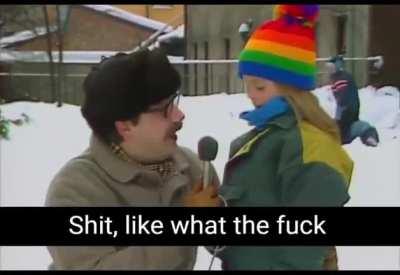 Anna answers a question