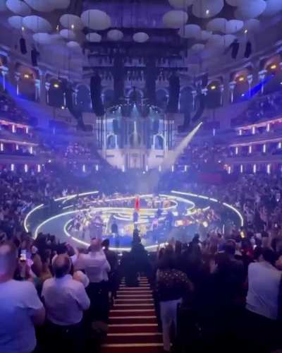 'ONE NIGHT ONLY with me, my band, The Heritage Orchestra and the one and only Elton John at Royal Albert Hall ' - IG October 2024