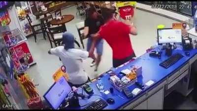 Pick to wrong place to rob